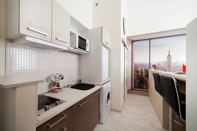 Manhattan Studio Boedapest Kamer foto