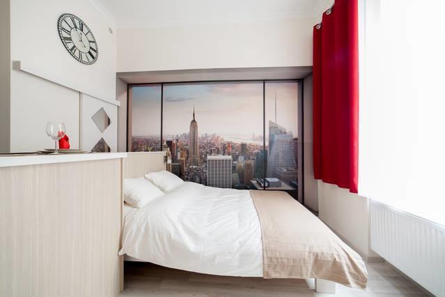 Manhattan Studio Boedapest Kamer foto